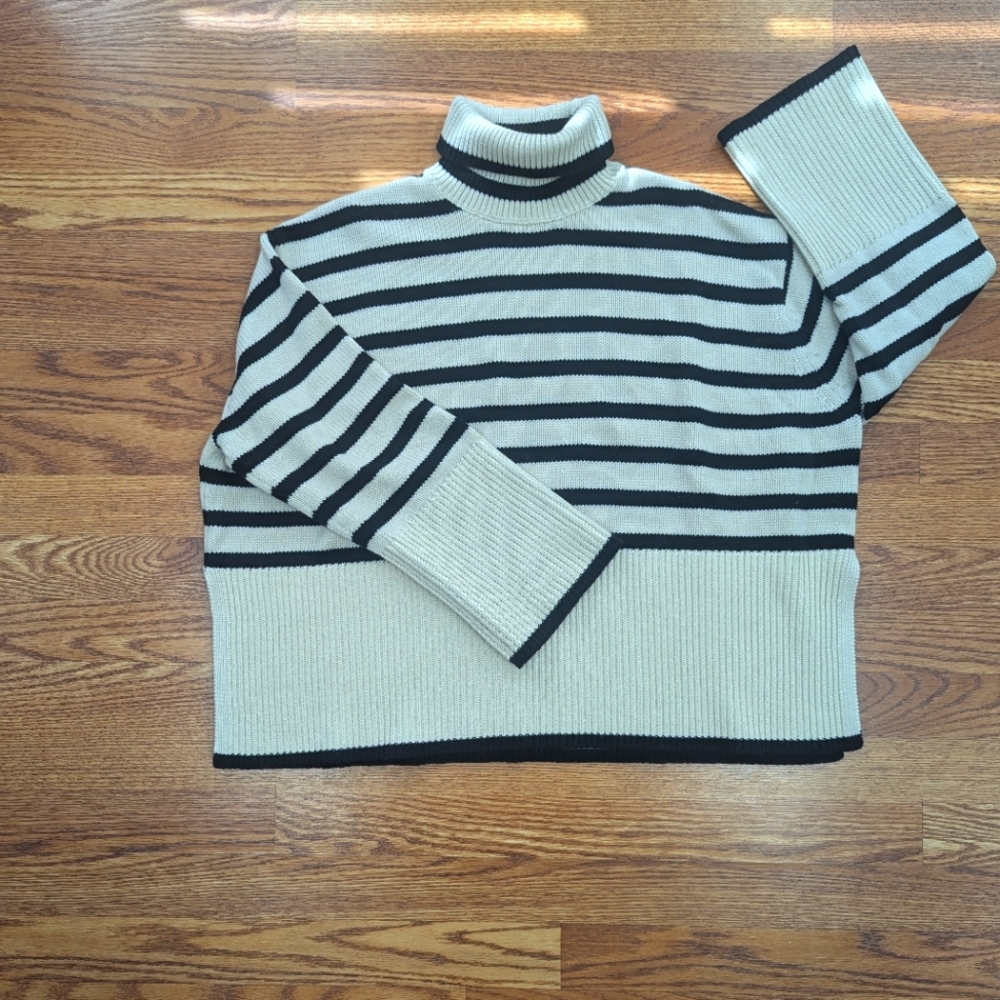 Toteme Signature Striped Turtleneck